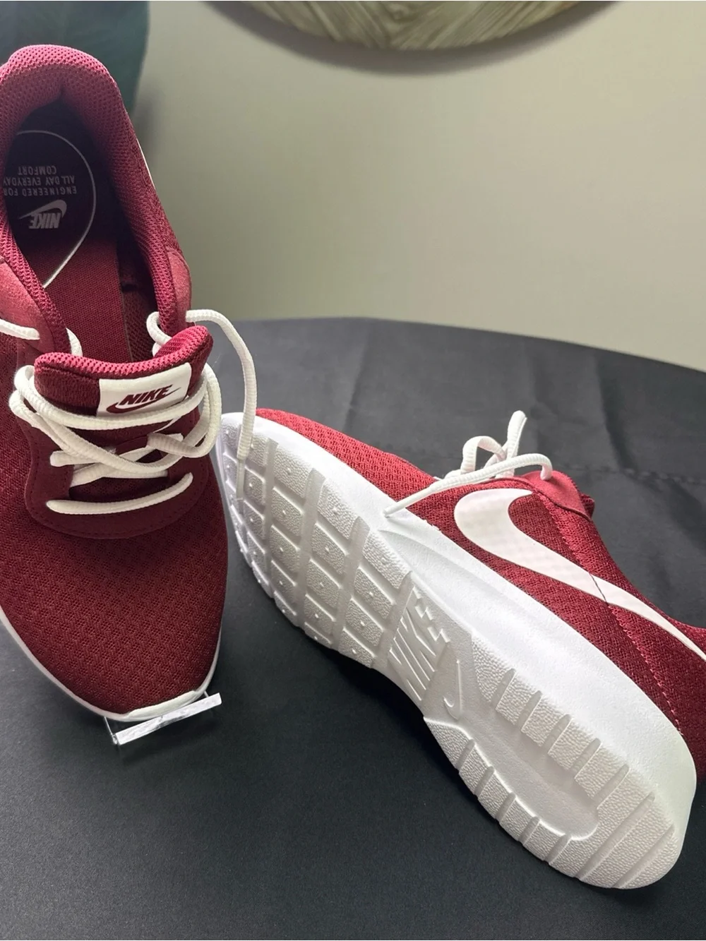 Nike Women's Burgundy and White Athletic Sneakers NWOT